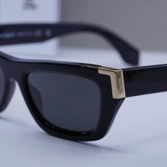 Palm Angels PERI10K MALIBU 1007 Cat Eye Sunglasses - Black/Dark Grey - Picture 3 of 9